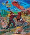 immagine Sandro Chia, Pittore, 2009-2011, olio su tela.