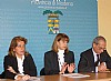 immagine La conferenza stampa di presentazione della giornata internnazionale contro la violenza alle donne. Da sinistra Antonella Orlandi (vice presidente del Consiglio provinciale), Palma Costi, (assessore provinciale alle pari opportunit), Mario Ventura (vice prefetto vicario di Modena)