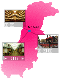 Map: n. 13 Theater - Musik - Kino - Bcher im Hauptort der Provinz